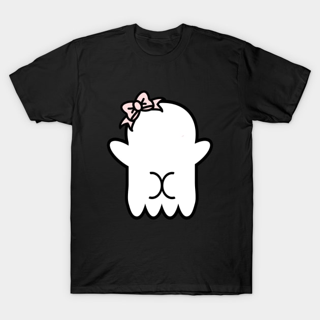 Cute Ghost With A Butt T-Shirt by LunaMay